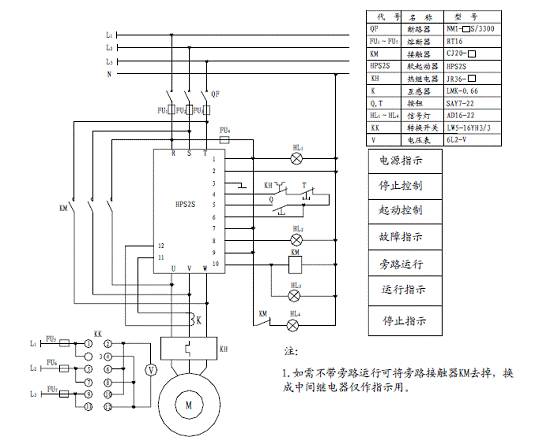 軟啟動(dòng)器接線圖